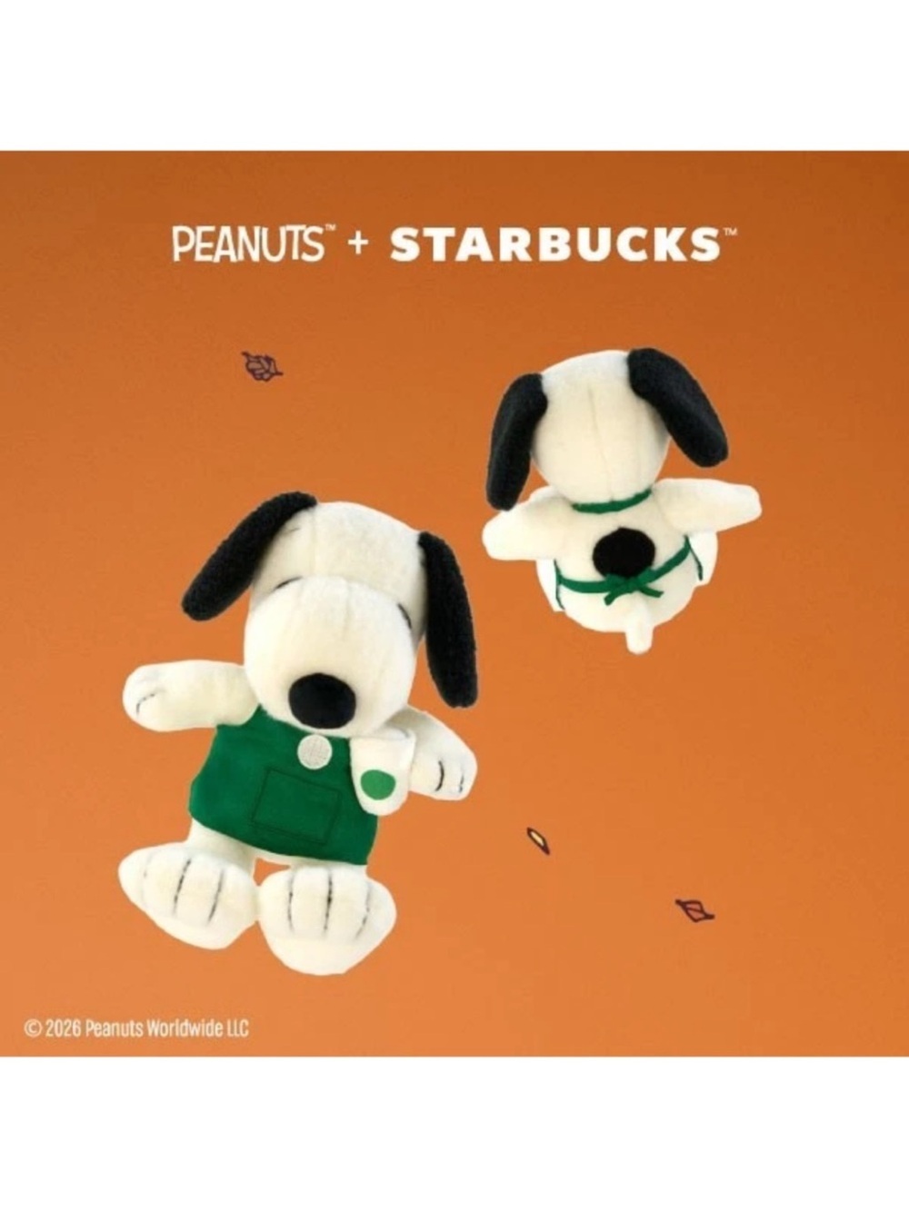 Starbucks X Peanuts Snoopy Plush 2026